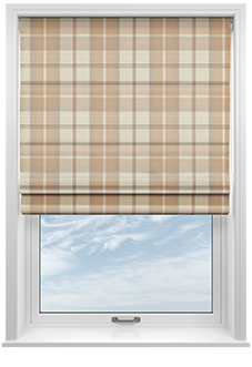 Highland, Natural - Roman Blind